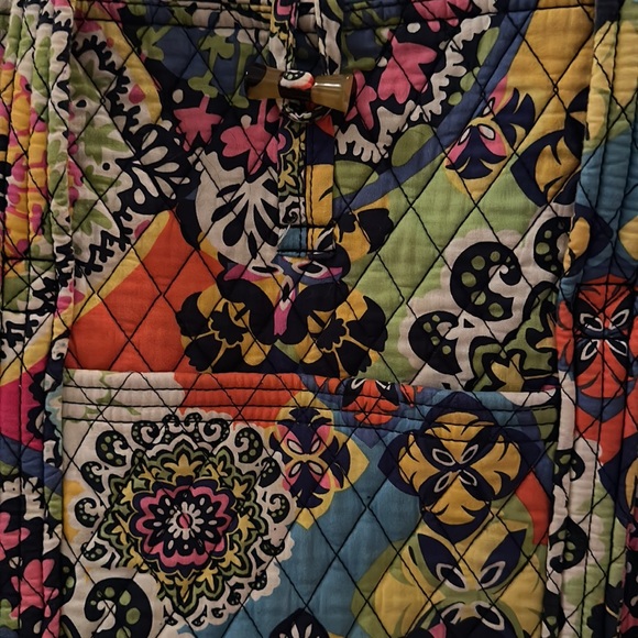 Vera Bradley computer tote and matching wallet - Picture 2 of 13
